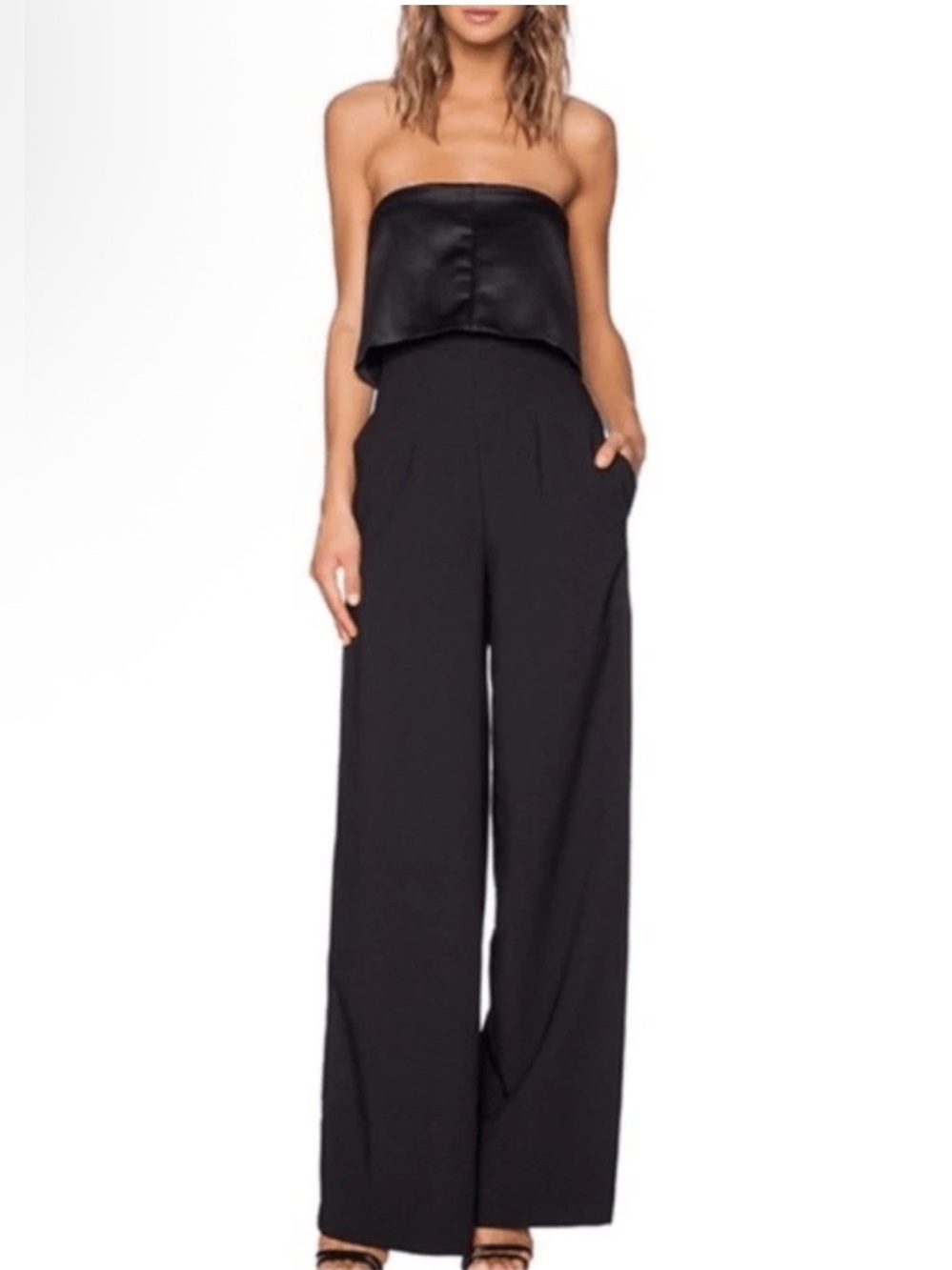 Solace London Tailor Wide Leg Jumpsuit 4
